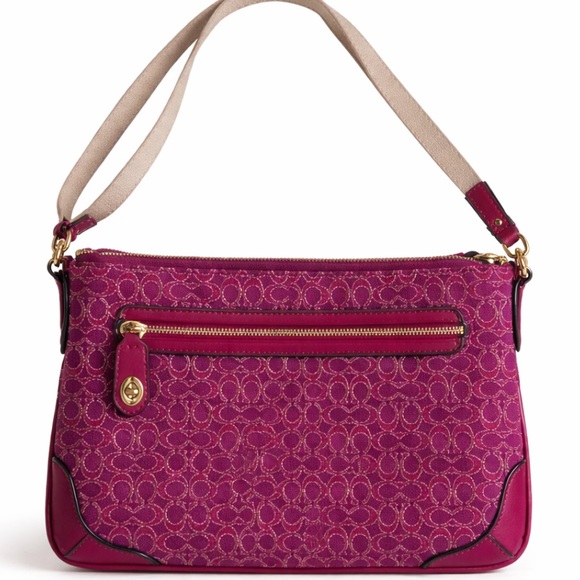Coach Handbags - Coach Pink Poppy Signature y2k crossbody